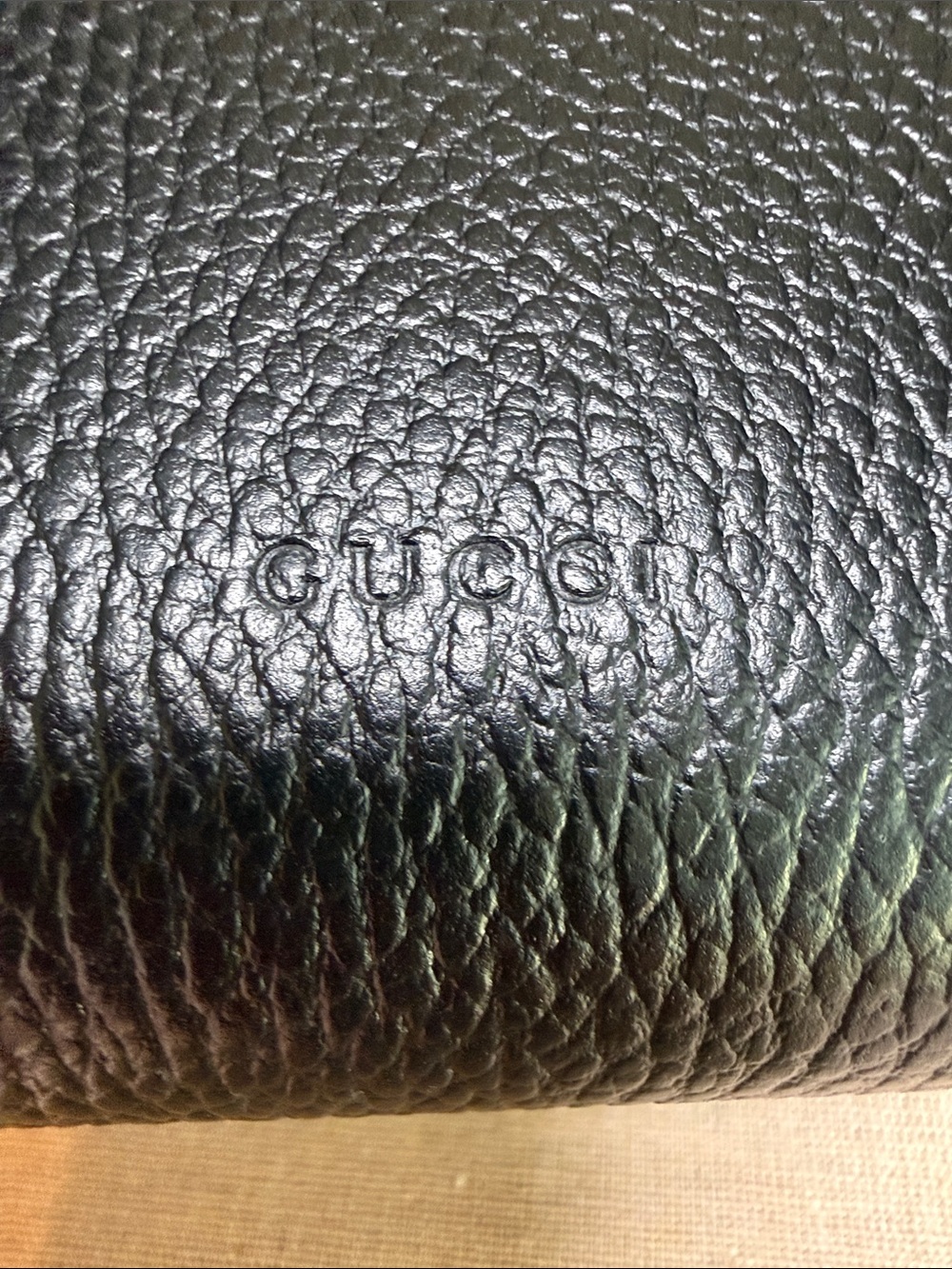 Designer Inspired Classic Black Leather Wallet of Chain - Picture 13 of 13